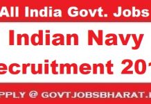 Indian Navy Recruitment 2019 – Apply Online for 554 Tradesman Mate Posts Indian Navy Recruitment