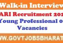 IARI Recruitment 2020, Walk-in For Young Professional Posts IARI Recruitment 2020