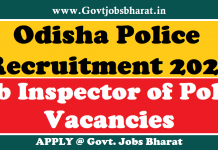 Odisha Police Recruitment 2021 – Apply Online For 477 SI Posts Odisha Police Recruitment 2021