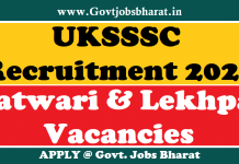 UKSSSC Recruitment 2021 – Apply Online For 513 Patwari & Lekhpal Posts UKSSSC Recruitment 2021