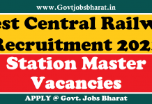 West Central Railway Recruitment 2021 – Apply Online For 38 Station Master Posts Interested candidates Can Apply for West Central Railway Recruitment 2021 of 38 Station Master Posts Through the Official Website www.wcr.indianrailways.gov.in