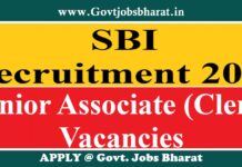 SBI Recruitment 2022 – Apply Online for 5416 Junior Associate (Clerk) Posts SBI Recruitment 2022